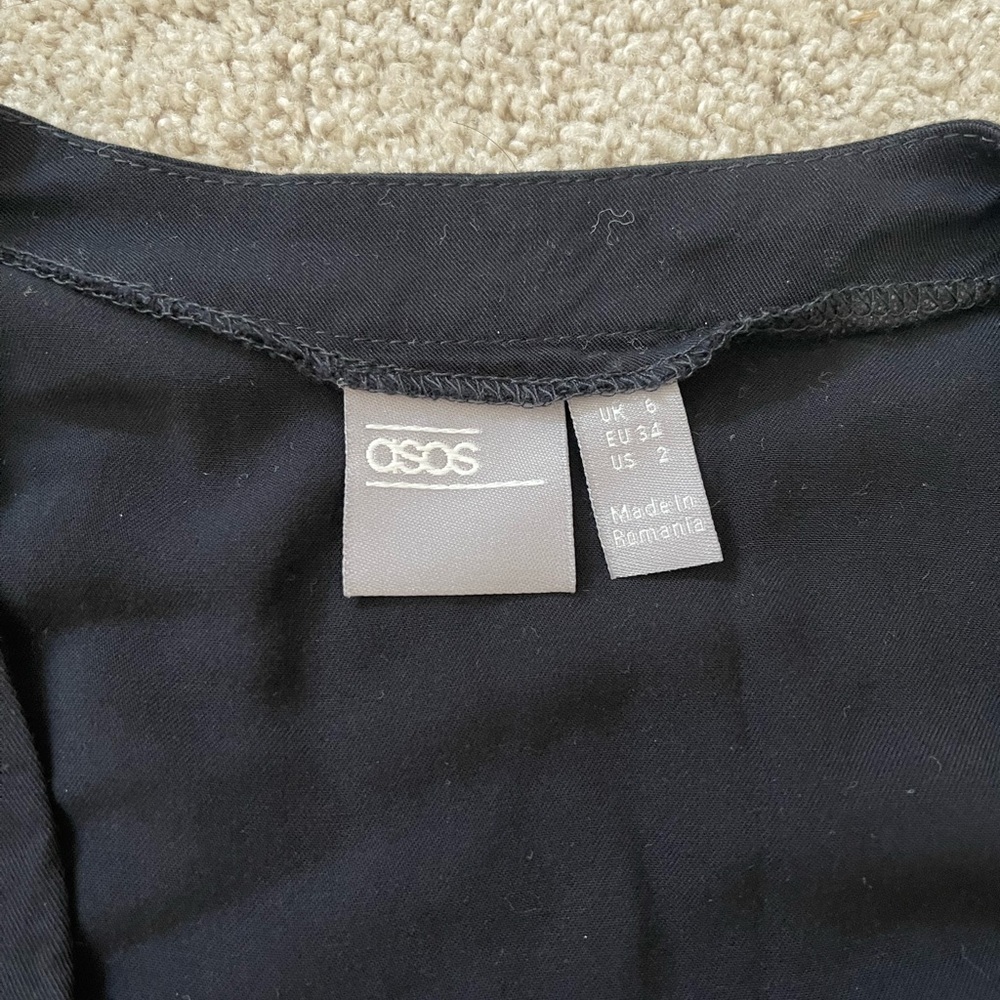 ASOS Tortoiseshell button down top - Picture 3 of 3